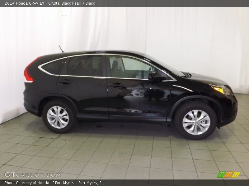 Crystal Black Pearl / Black 2014 Honda CR-V EX