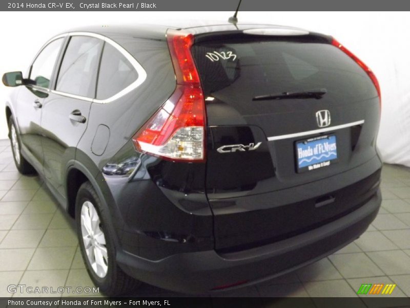 Crystal Black Pearl / Black 2014 Honda CR-V EX