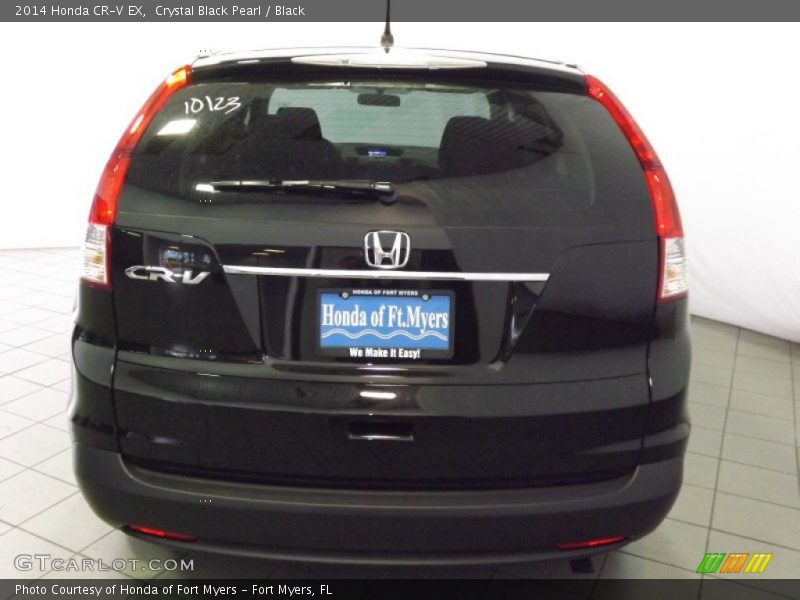 Crystal Black Pearl / Black 2014 Honda CR-V EX