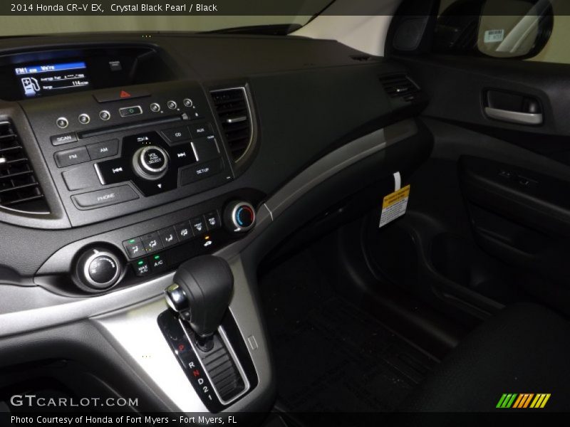 Crystal Black Pearl / Black 2014 Honda CR-V EX