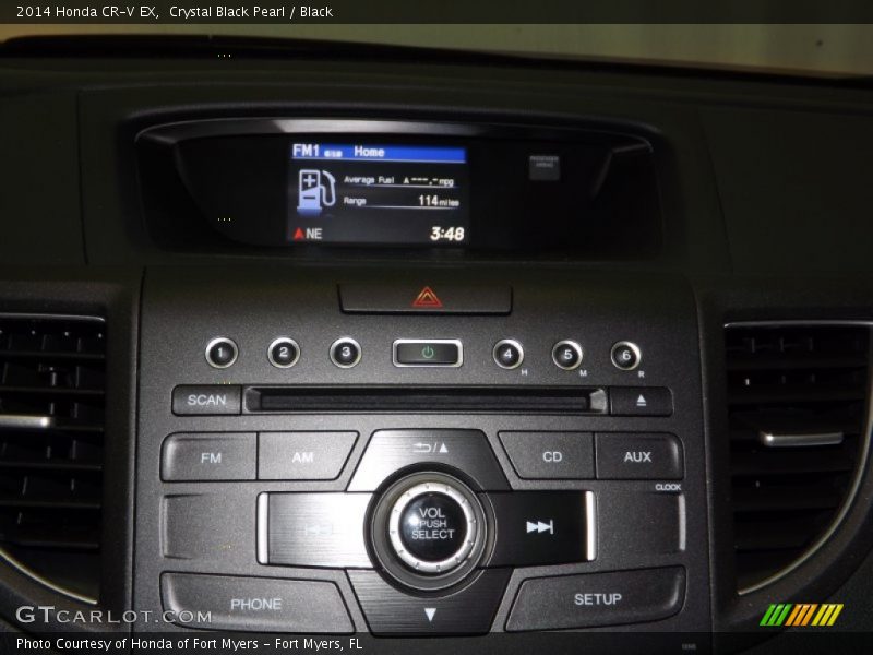 Crystal Black Pearl / Black 2014 Honda CR-V EX