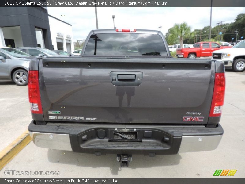 Stealth Gray Metallic / Dark Titanium/Light Titanium 2011 GMC Sierra 1500 SLT Crew Cab