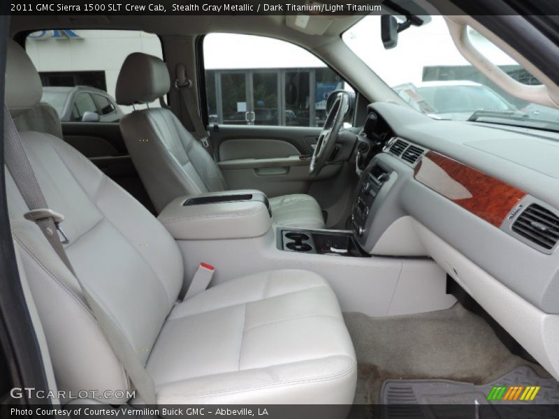 Stealth Gray Metallic / Dark Titanium/Light Titanium 2011 GMC Sierra 1500 SLT Crew Cab