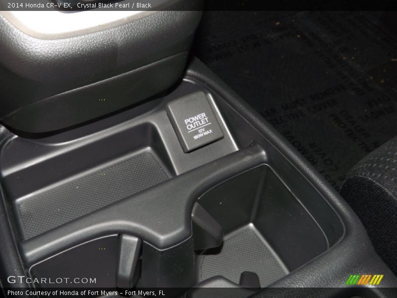 Crystal Black Pearl / Black 2014 Honda CR-V EX
