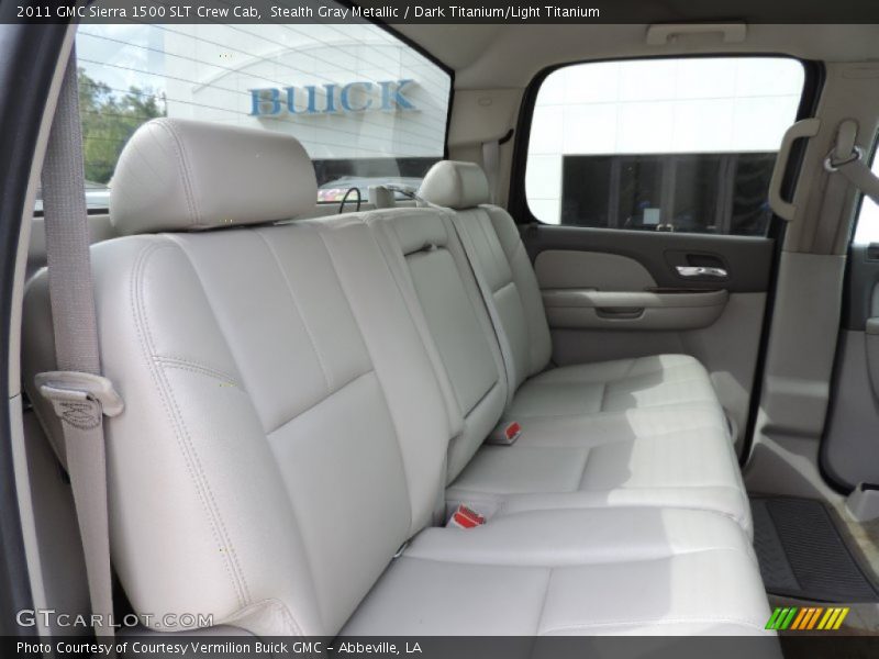 Stealth Gray Metallic / Dark Titanium/Light Titanium 2011 GMC Sierra 1500 SLT Crew Cab
