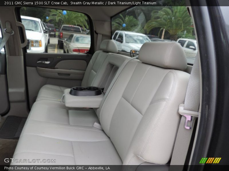 Stealth Gray Metallic / Dark Titanium/Light Titanium 2011 GMC Sierra 1500 SLT Crew Cab