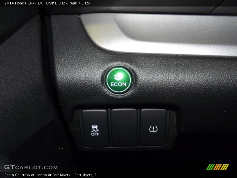 Crystal Black Pearl / Black 2014 Honda CR-V EX
