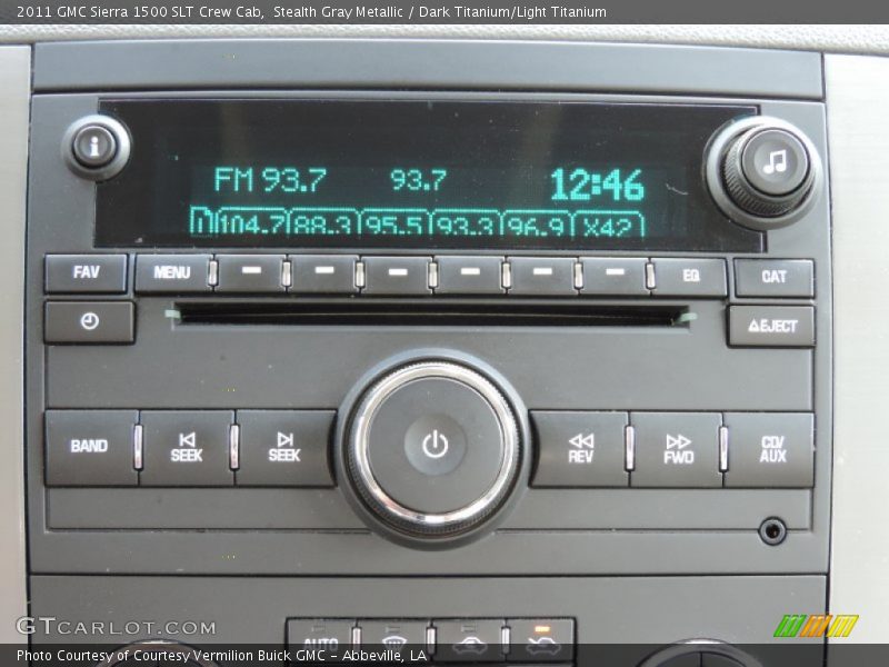 Stealth Gray Metallic / Dark Titanium/Light Titanium 2011 GMC Sierra 1500 SLT Crew Cab