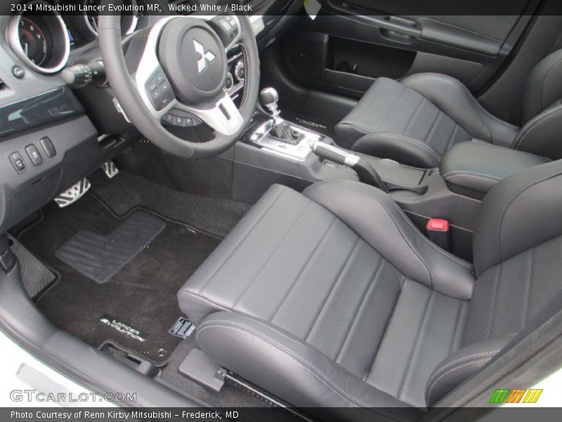 Wicked White / Black 2014 Mitsubishi Lancer Evolution MR