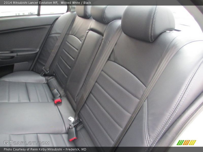 Wicked White / Black 2014 Mitsubishi Lancer Evolution MR
