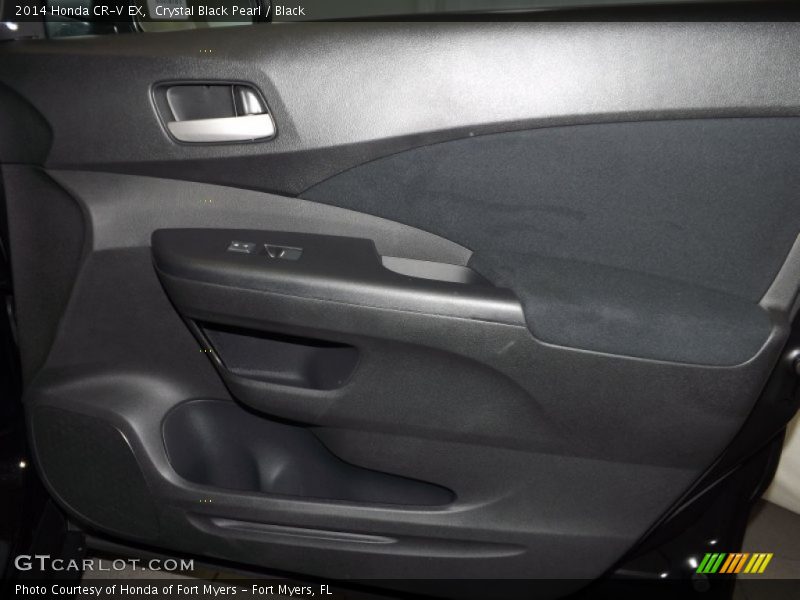 Crystal Black Pearl / Black 2014 Honda CR-V EX