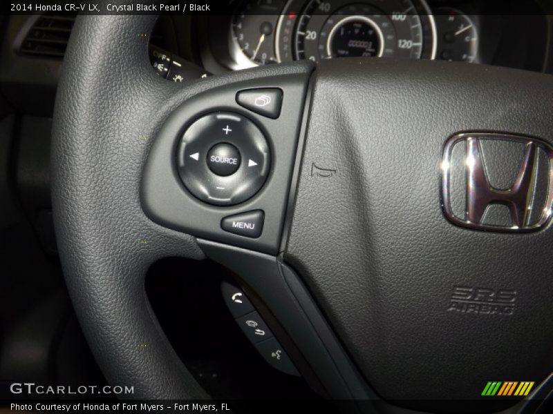 Crystal Black Pearl / Black 2014 Honda CR-V LX