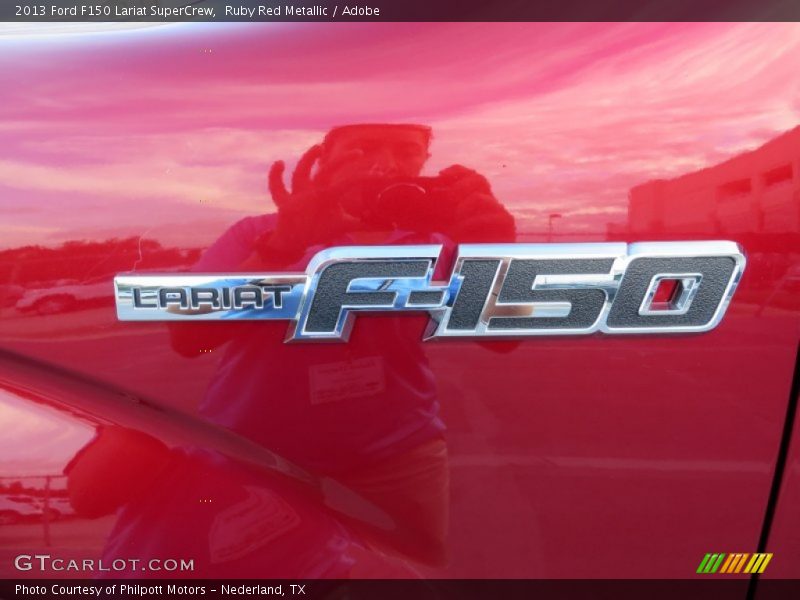 Ruby Red Metallic / Adobe 2013 Ford F150 Lariat SuperCrew