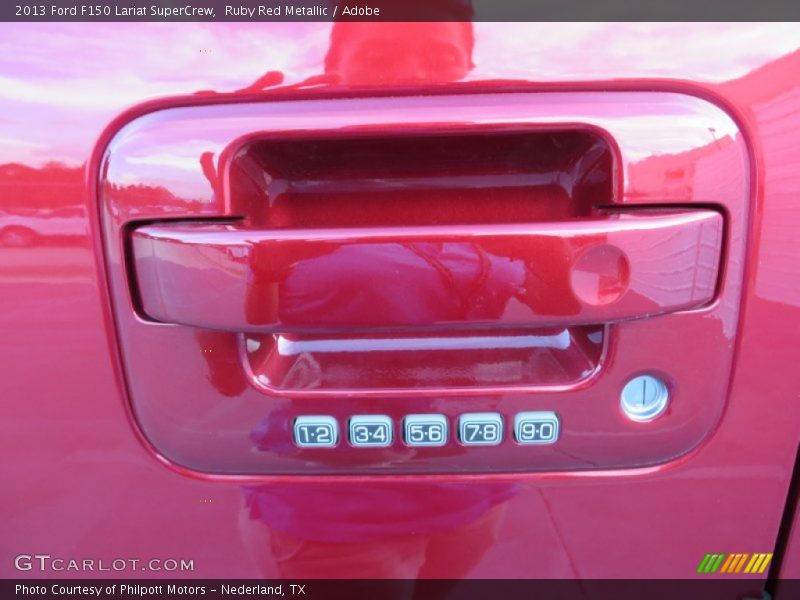 Ruby Red Metallic / Adobe 2013 Ford F150 Lariat SuperCrew