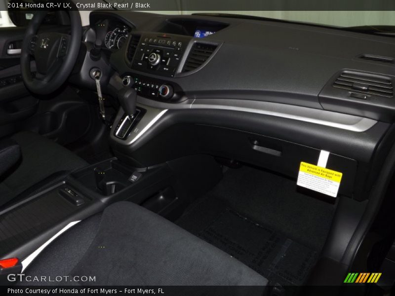 Crystal Black Pearl / Black 2014 Honda CR-V LX