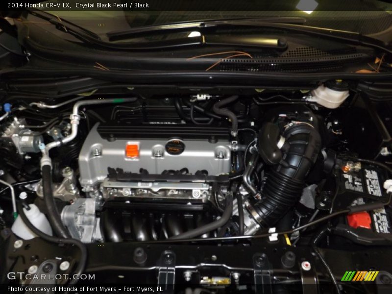 Crystal Black Pearl / Black 2014 Honda CR-V LX