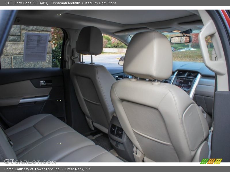 Cinnamon Metallic / Medium Light Stone 2012 Ford Edge SEL AWD