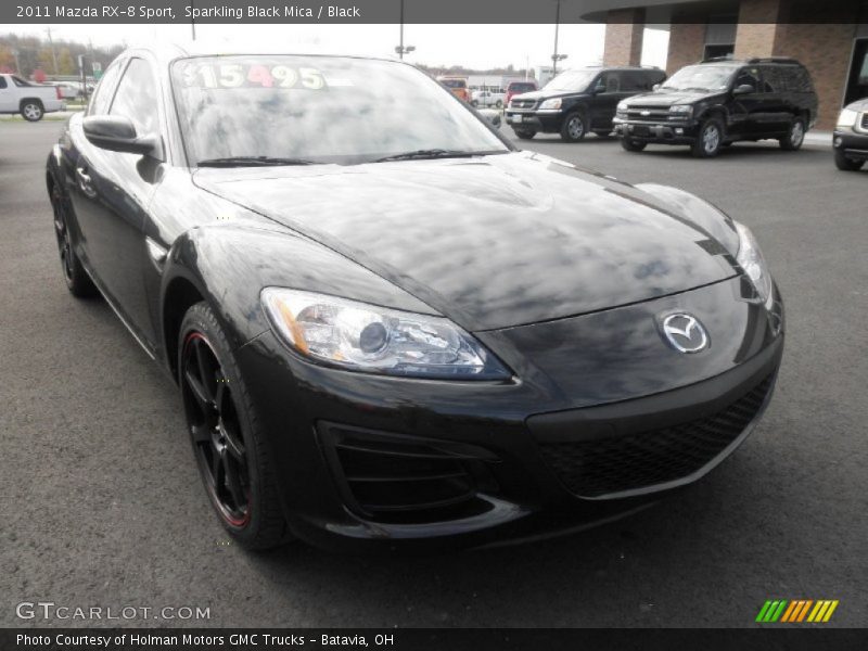 Sparkling Black Mica / Black 2011 Mazda RX-8 Sport