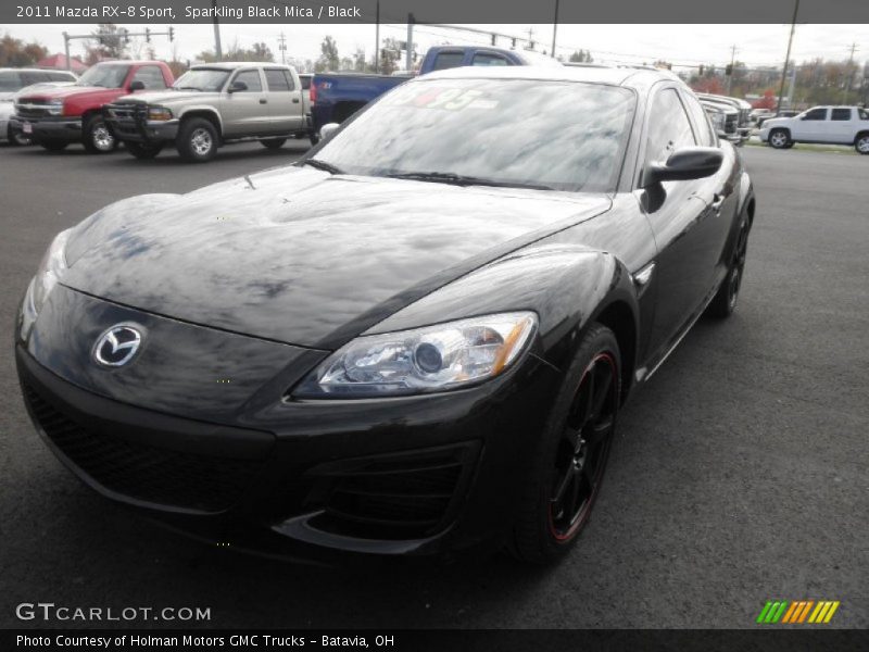 Sparkling Black Mica / Black 2011 Mazda RX-8 Sport