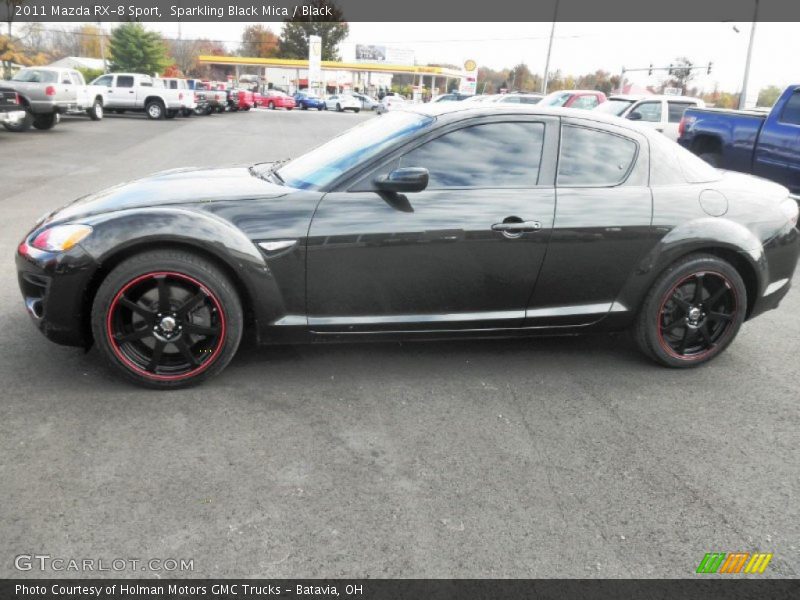 Sparkling Black Mica / Black 2011 Mazda RX-8 Sport