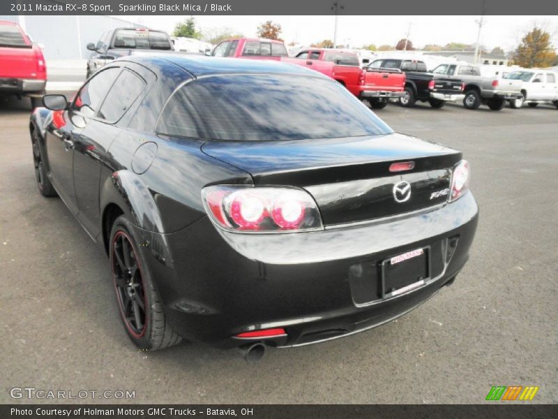 Sparkling Black Mica / Black 2011 Mazda RX-8 Sport