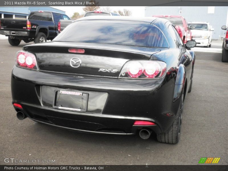 Sparkling Black Mica / Black 2011 Mazda RX-8 Sport