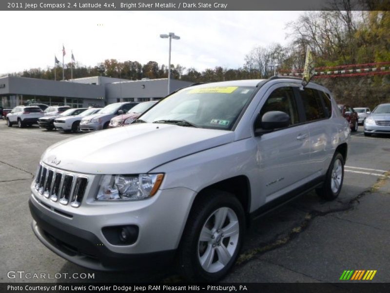 Bright Silver Metallic / Dark Slate Gray 2011 Jeep Compass 2.4 Latitude 4x4