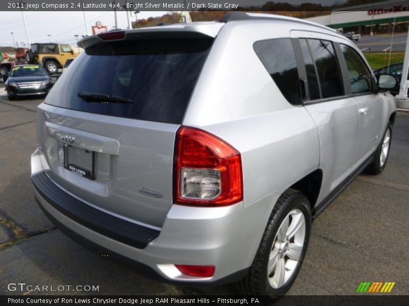 Bright Silver Metallic / Dark Slate Gray 2011 Jeep Compass 2.4 Latitude 4x4