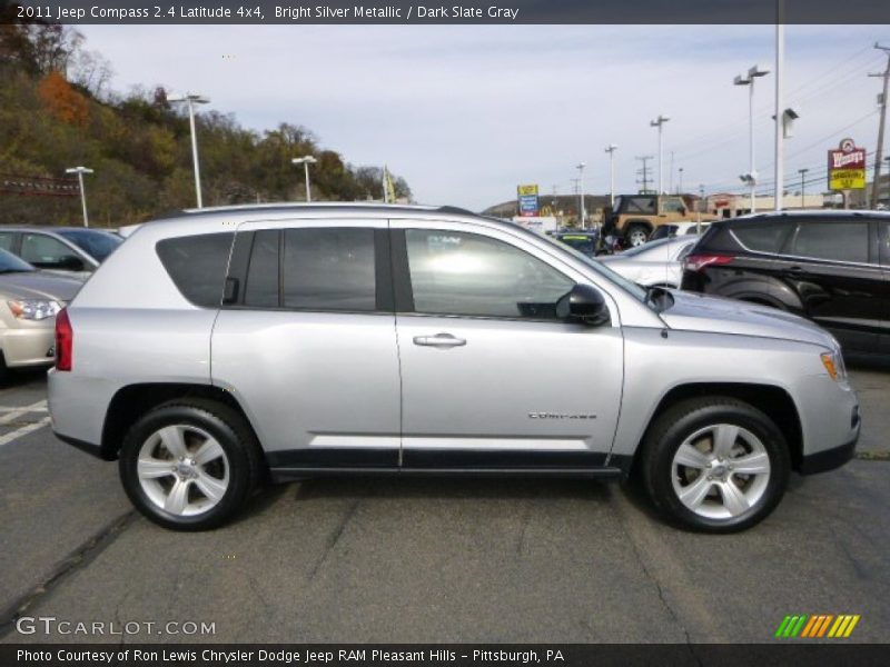 Bright Silver Metallic / Dark Slate Gray 2011 Jeep Compass 2.4 Latitude 4x4
