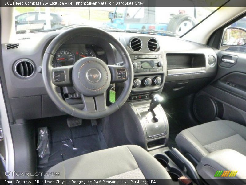 Bright Silver Metallic / Dark Slate Gray 2011 Jeep Compass 2.4 Latitude 4x4
