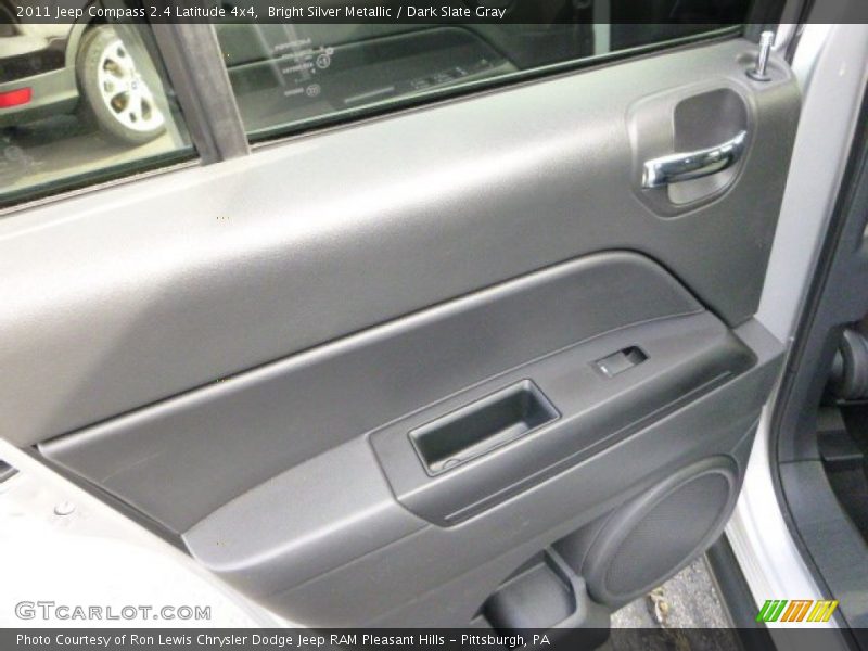 Bright Silver Metallic / Dark Slate Gray 2011 Jeep Compass 2.4 Latitude 4x4