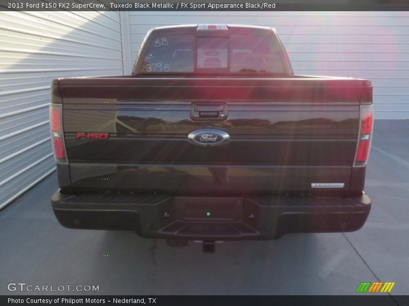 Tuxedo Black Metallic / FX Sport Appearance Black/Red 2013 Ford F150 FX2 SuperCrew