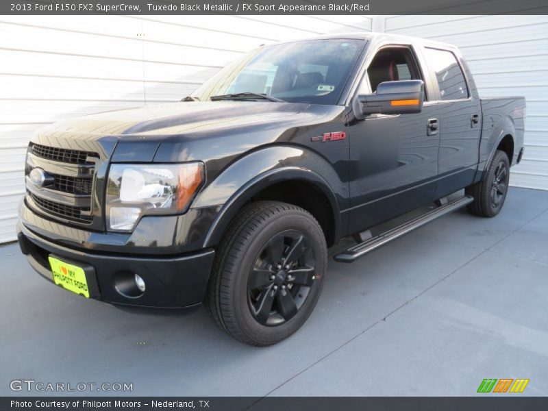 Tuxedo Black Metallic / FX Sport Appearance Black/Red 2013 Ford F150 FX2 SuperCrew