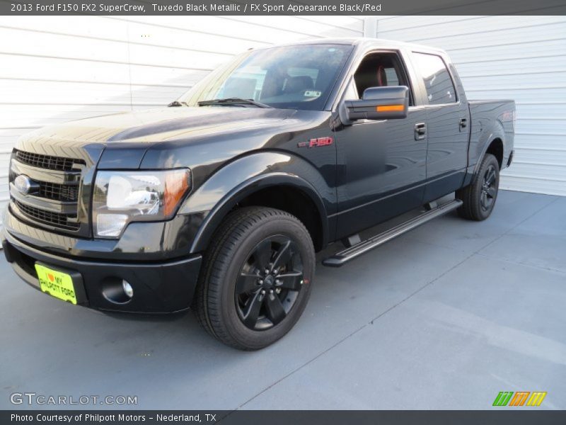 Tuxedo Black Metallic / FX Sport Appearance Black/Red 2013 Ford F150 FX2 SuperCrew