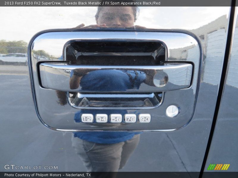 Tuxedo Black Metallic / FX Sport Appearance Black/Red 2013 Ford F150 FX2 SuperCrew