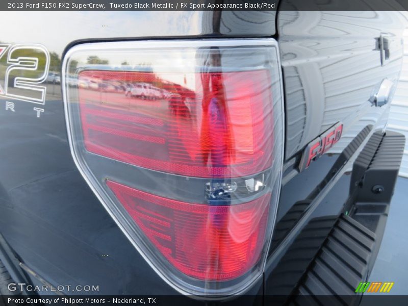 Tuxedo Black Metallic / FX Sport Appearance Black/Red 2013 Ford F150 FX2 SuperCrew
