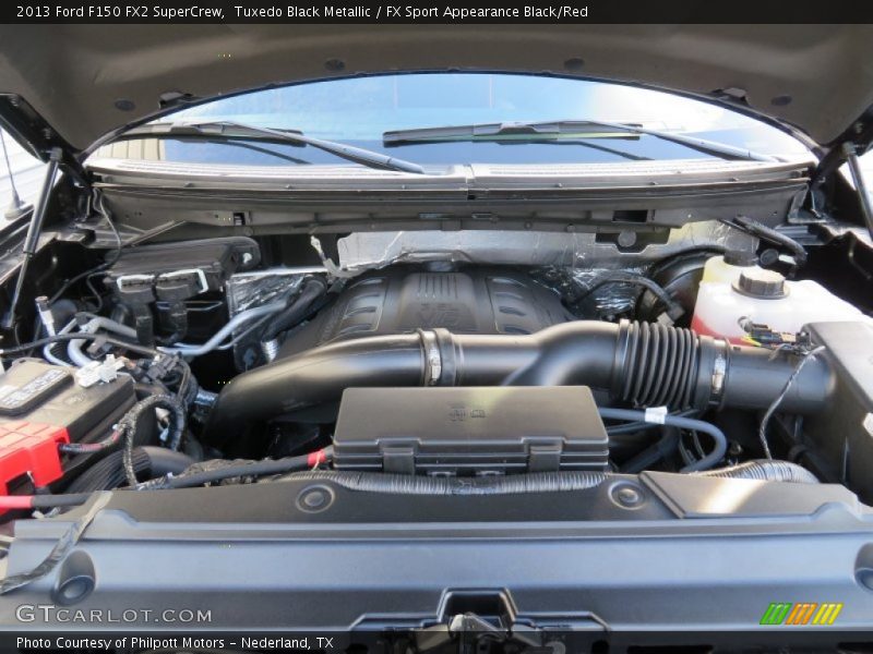 Tuxedo Black Metallic / FX Sport Appearance Black/Red 2013 Ford F150 FX2 SuperCrew