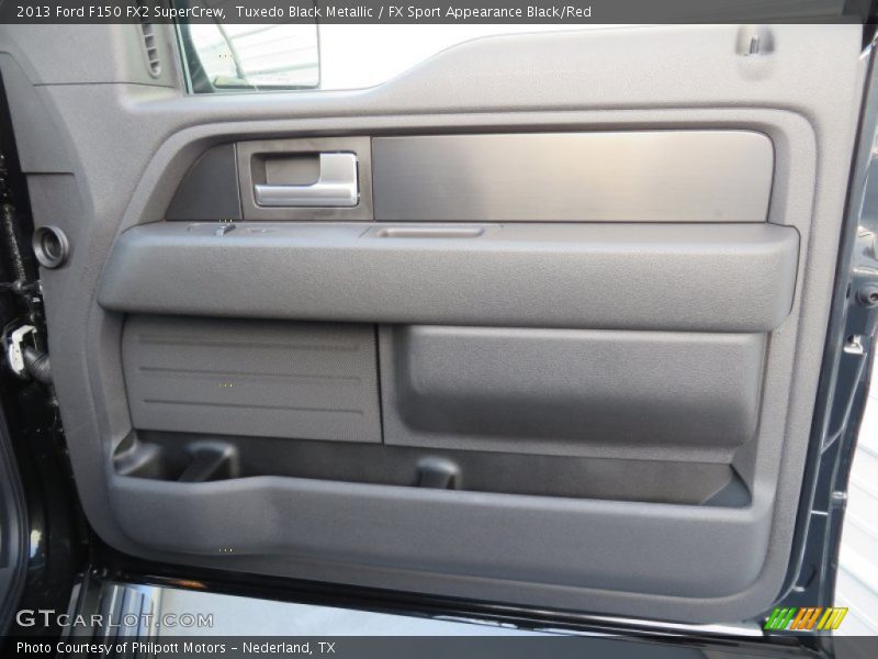 Tuxedo Black Metallic / FX Sport Appearance Black/Red 2013 Ford F150 FX2 SuperCrew