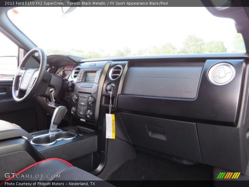 Tuxedo Black Metallic / FX Sport Appearance Black/Red 2013 Ford F150 FX2 SuperCrew