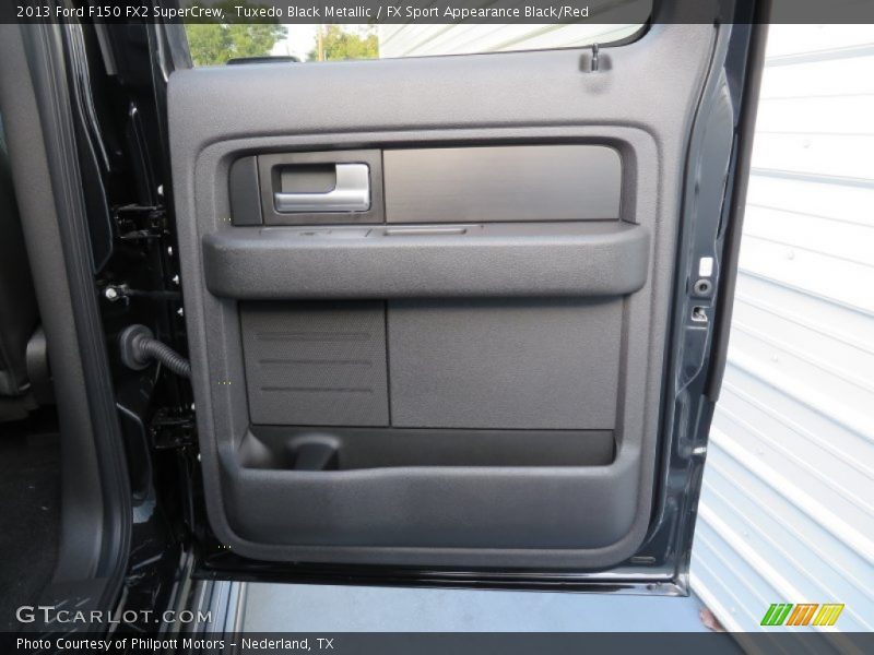 Tuxedo Black Metallic / FX Sport Appearance Black/Red 2013 Ford F150 FX2 SuperCrew