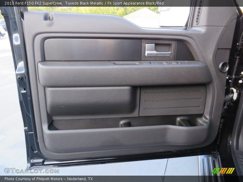 Tuxedo Black Metallic / FX Sport Appearance Black/Red 2013 Ford F150 FX2 SuperCrew