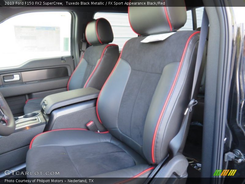 Tuxedo Black Metallic / FX Sport Appearance Black/Red 2013 Ford F150 FX2 SuperCrew