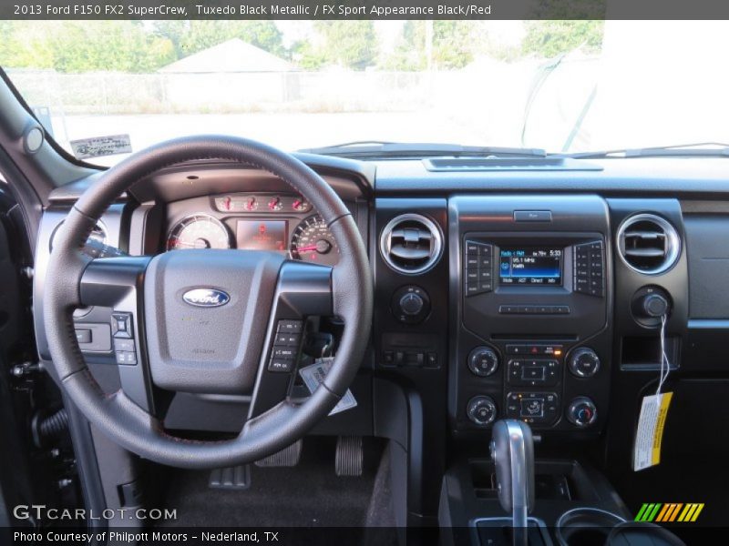 Tuxedo Black Metallic / FX Sport Appearance Black/Red 2013 Ford F150 FX2 SuperCrew