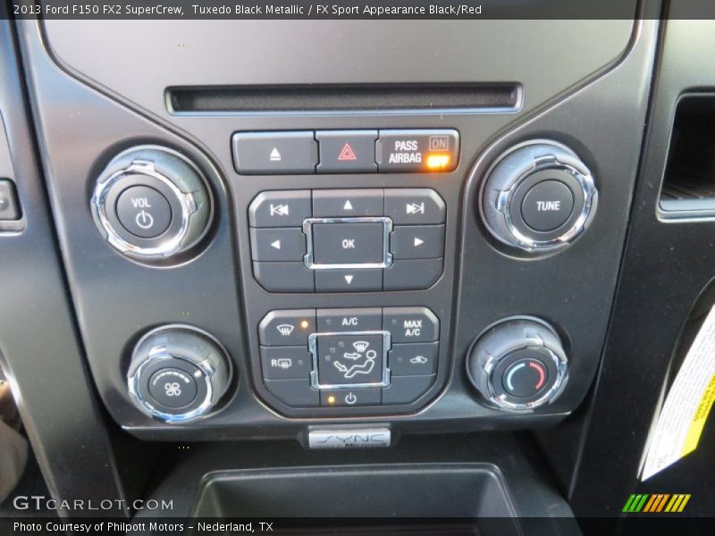 Tuxedo Black Metallic / FX Sport Appearance Black/Red 2013 Ford F150 FX2 SuperCrew