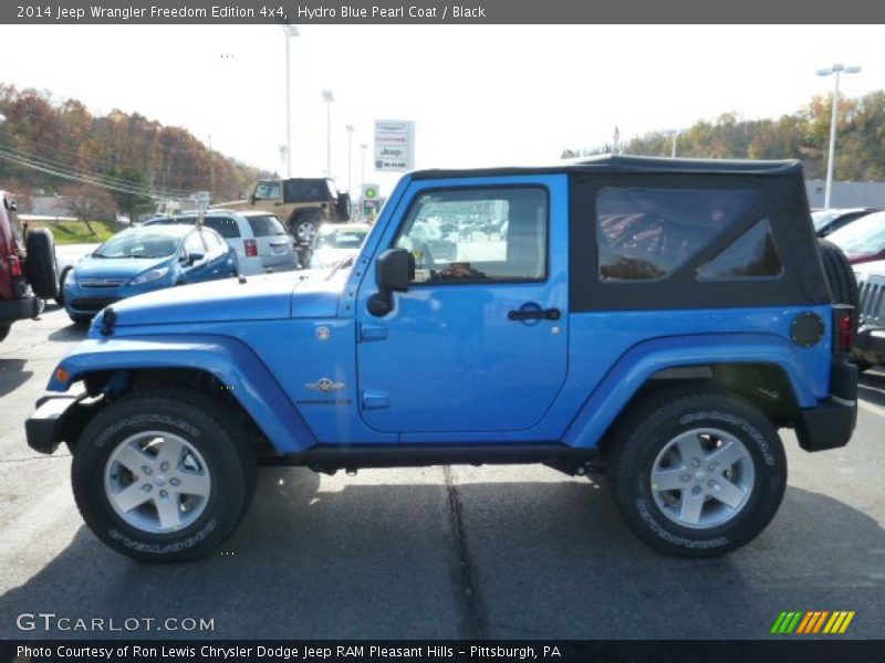 Hydro Blue Pearl Coat / Black 2014 Jeep Wrangler Freedom Edition 4x4