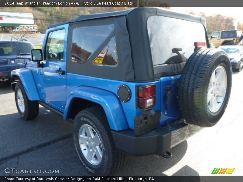 Hydro Blue Pearl Coat / Black 2014 Jeep Wrangler Freedom Edition 4x4