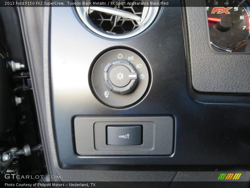 Tuxedo Black Metallic / FX Sport Appearance Black/Red 2013 Ford F150 FX2 SuperCrew