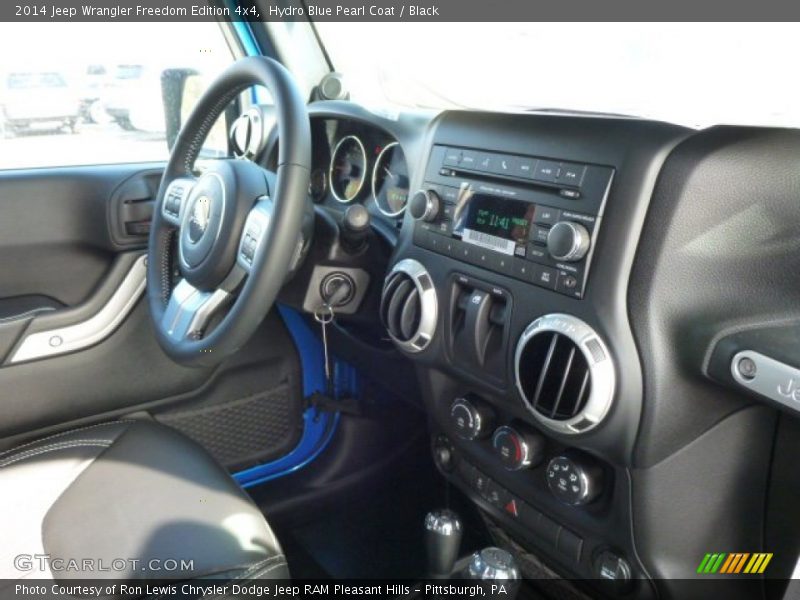 Hydro Blue Pearl Coat / Black 2014 Jeep Wrangler Freedom Edition 4x4