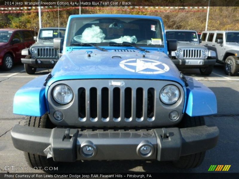 Hydro Blue Pearl Coat / Black 2014 Jeep Wrangler Freedom Edition 4x4