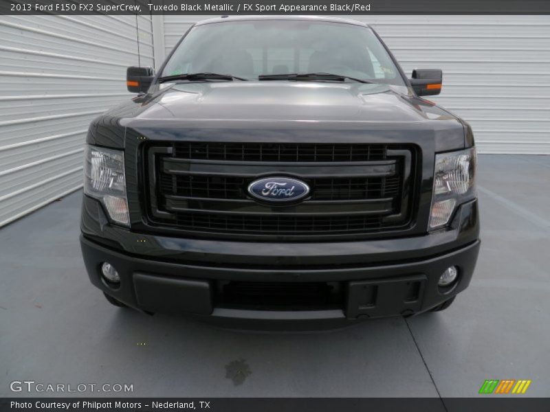 Tuxedo Black Metallic / FX Sport Appearance Black/Red 2013 Ford F150 FX2 SuperCrew